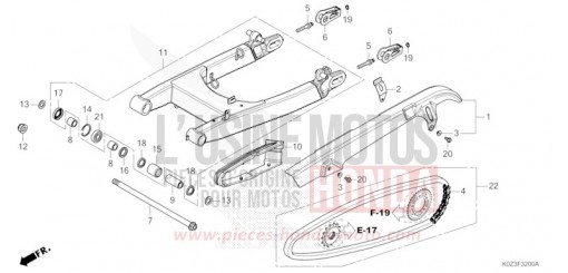 BRAS OSCILLANT GB350SS de 2025